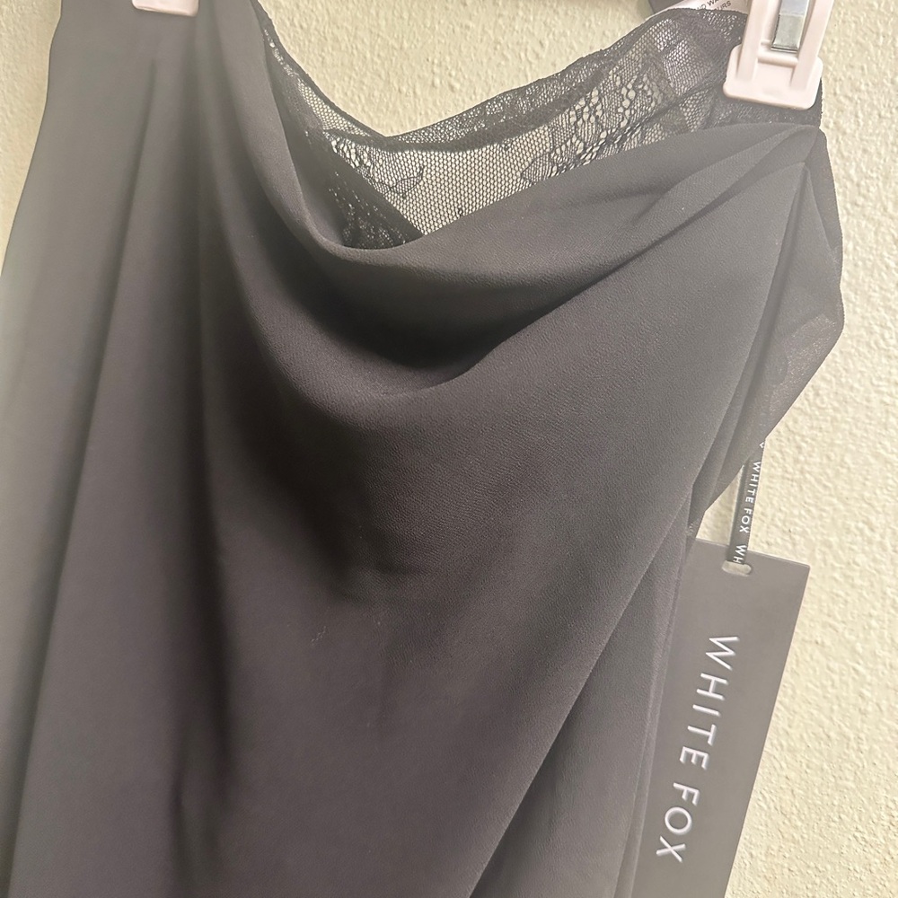 NEW! White Fox Boutique It’s a Sign Maxi Skirt Size Small Black - Picture 13 of 14